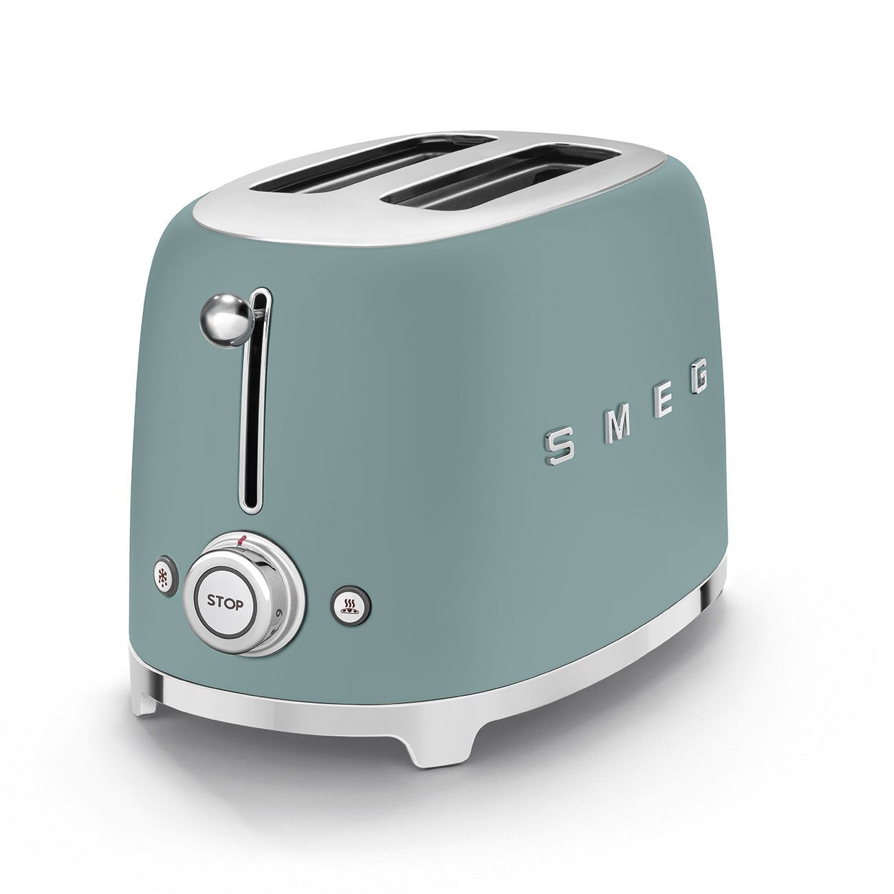 Smeg KLF03, TSF01 Matte Kettle & 2 Slice Toaster Set