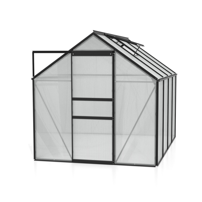 Serre en polycarbonate Venus noire 5 m² VITAVIA