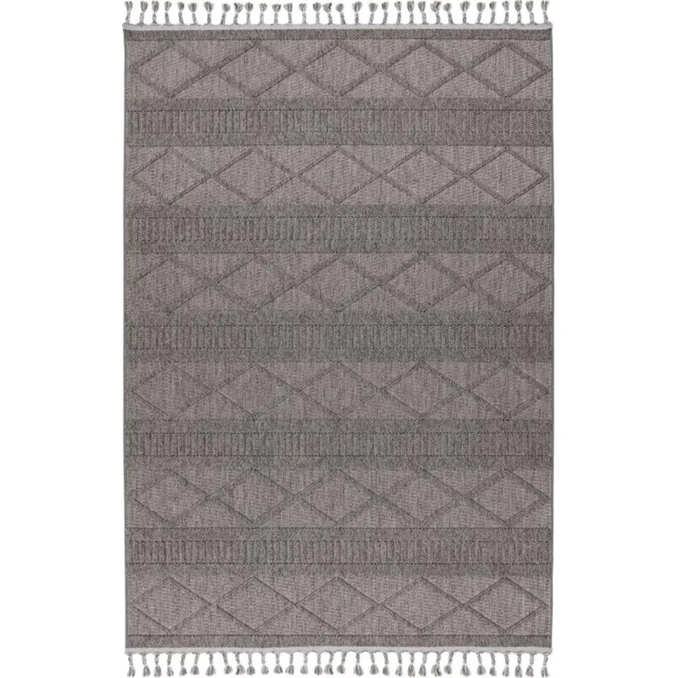 Lalee Vloerkleed Tunis - Bohemian 120x170cm grijs zilver