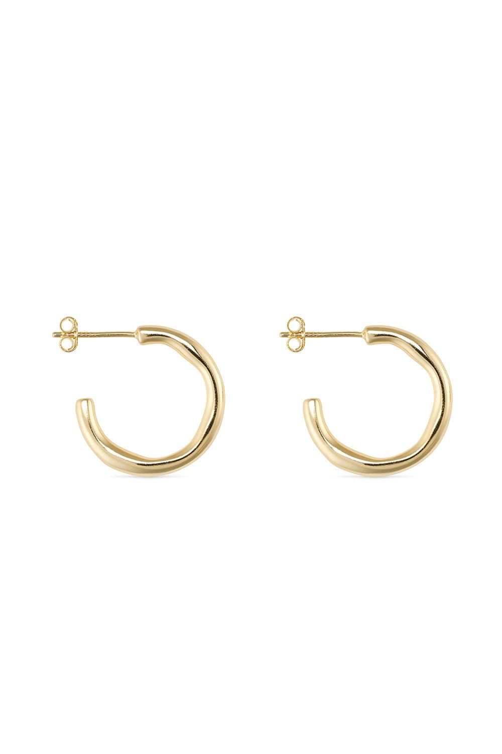 Elk & Bloom Dainty 14K Gold Hoop Earrings