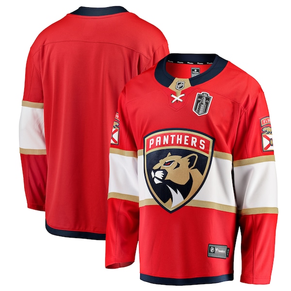 Florida Panthers  2025 Stanley Cup Final Home Breakaway Jersey - Red
