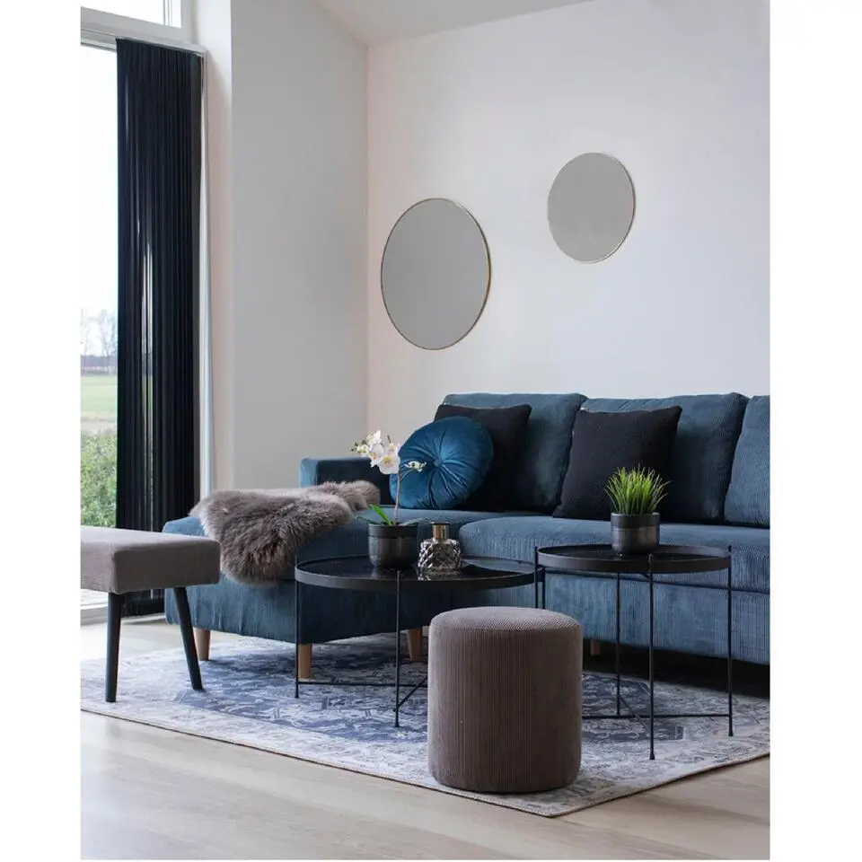 Nest of Nora Salontafel Nido - Glas En Staal - Zwart