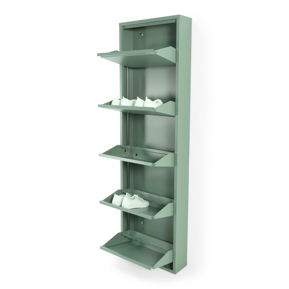 Spinder Design schoenenkast Billy 5 - Dusty Green - 10 paar schoenen