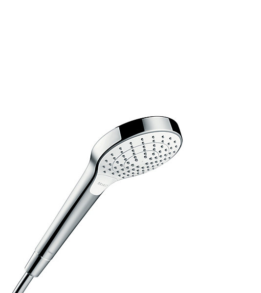 Colonne de douche thermostatique avec pommeau   douchette 3 jets   flexible   barre réglable, chrome, Hansgrohe Waterforms 220