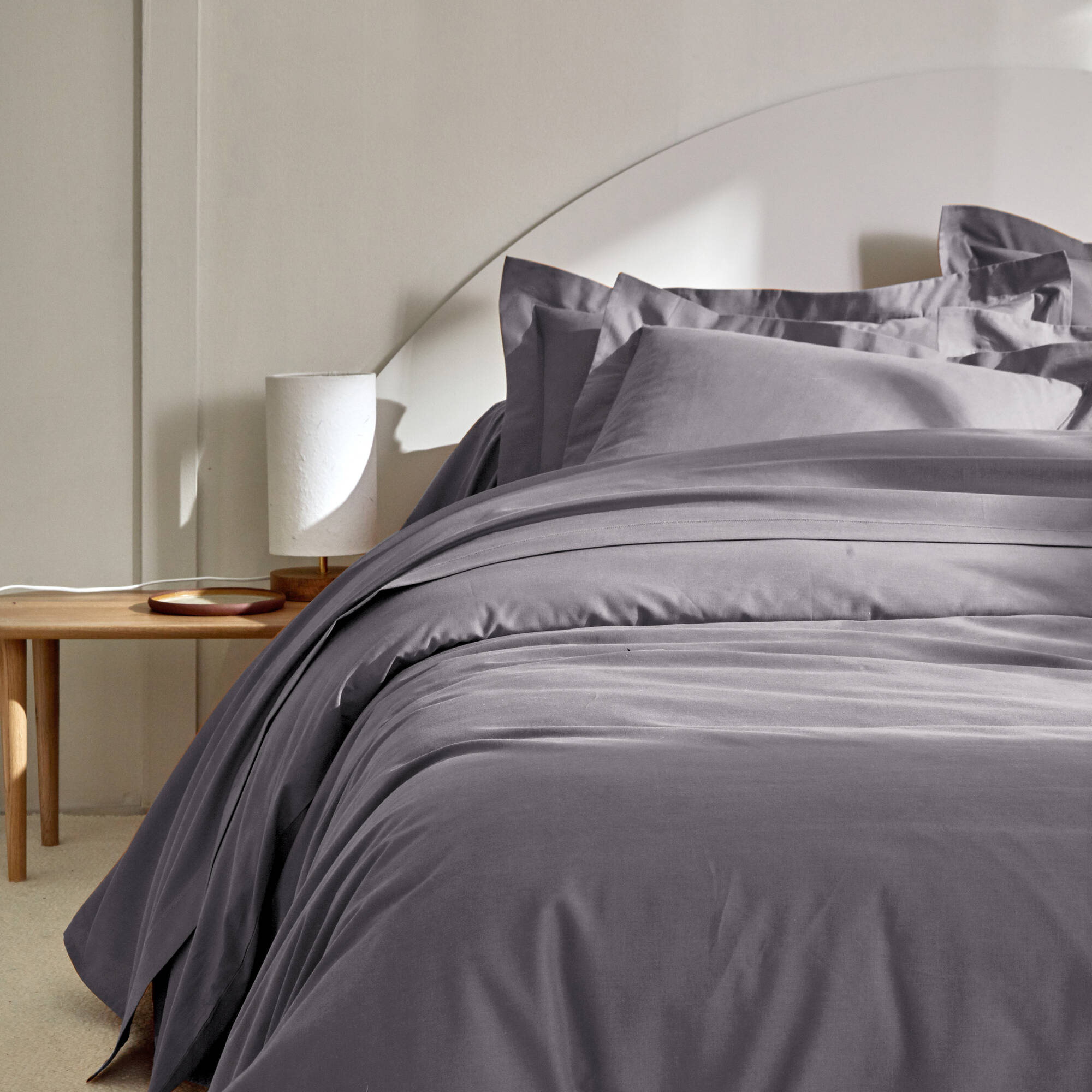 Linge de lit uni coton