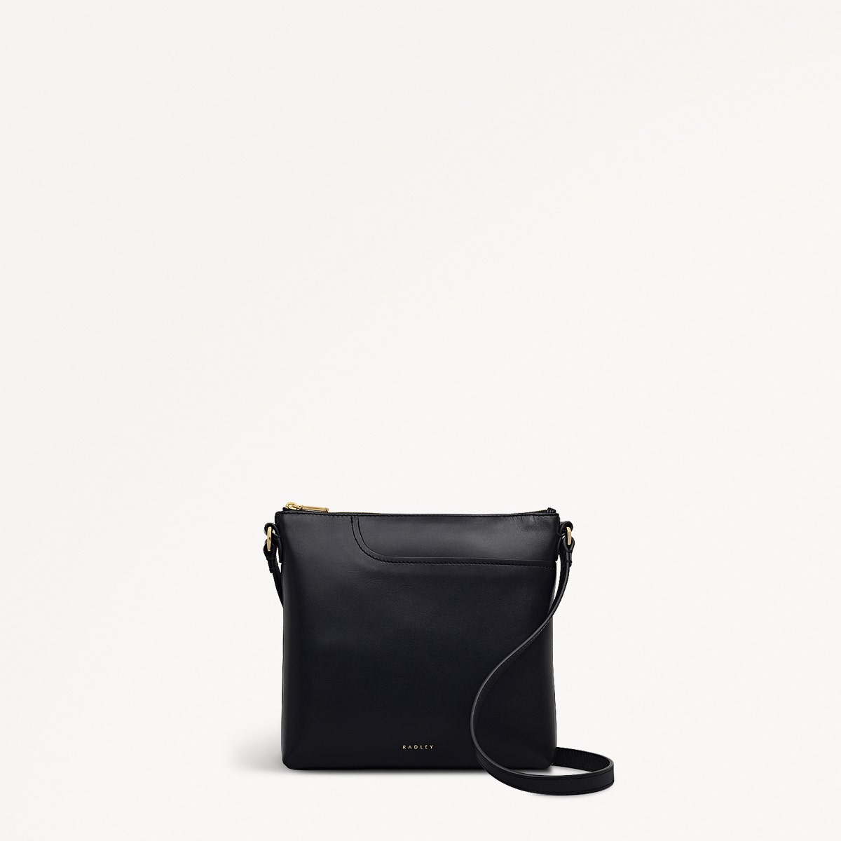 Pockets - Small Ziptop North-South Cross Body Bag