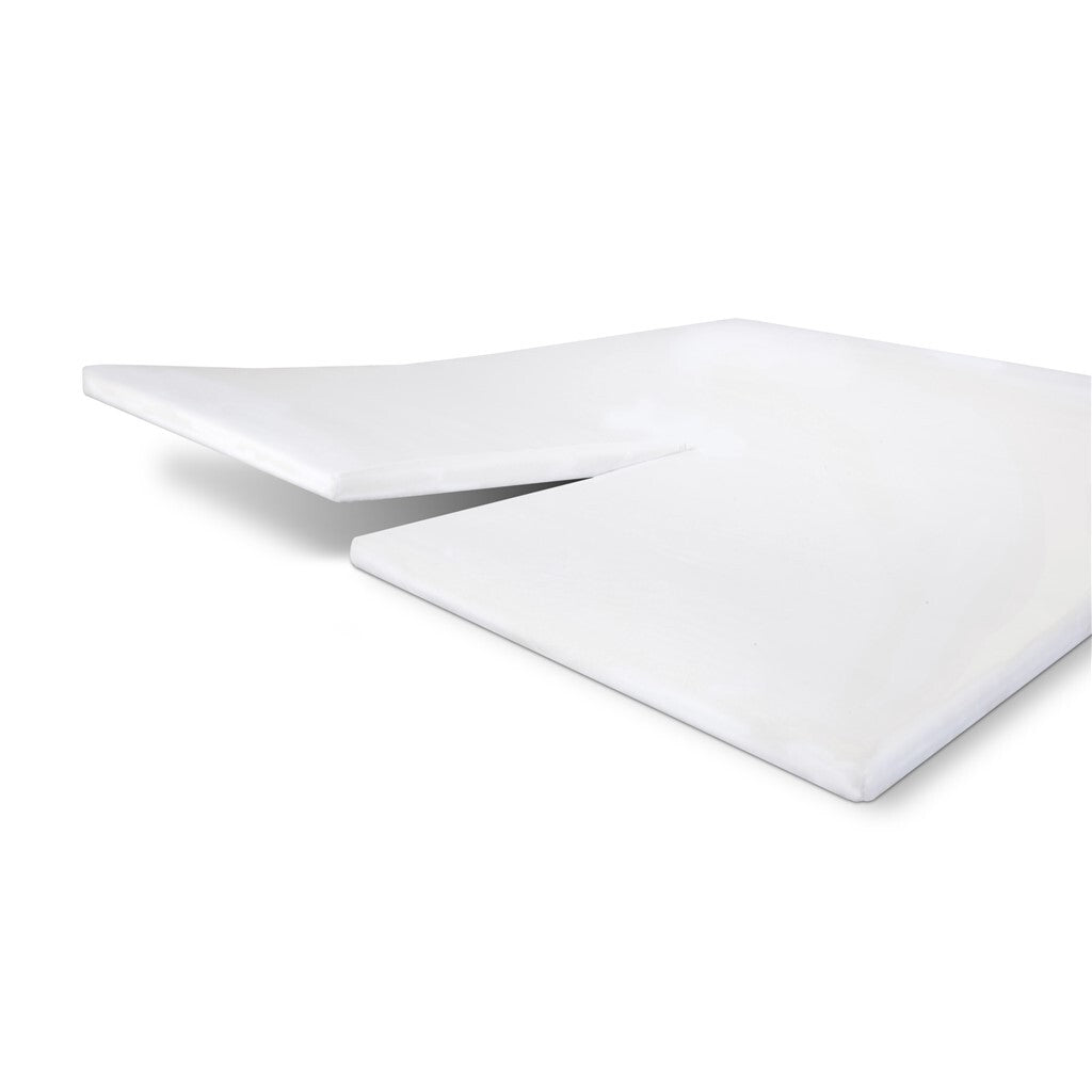 Byrklund - Molton Bed Basics Multifit Split-Topper - 180x200 cm - Wit