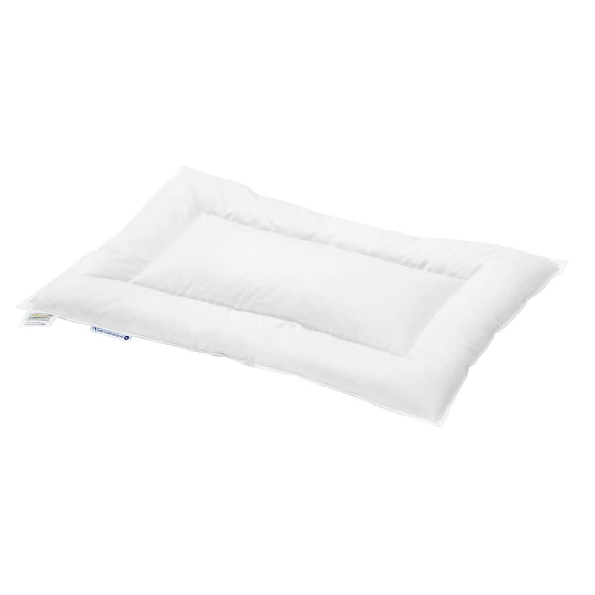 - Oreiller plat bébé coton blanc 40x60 cm