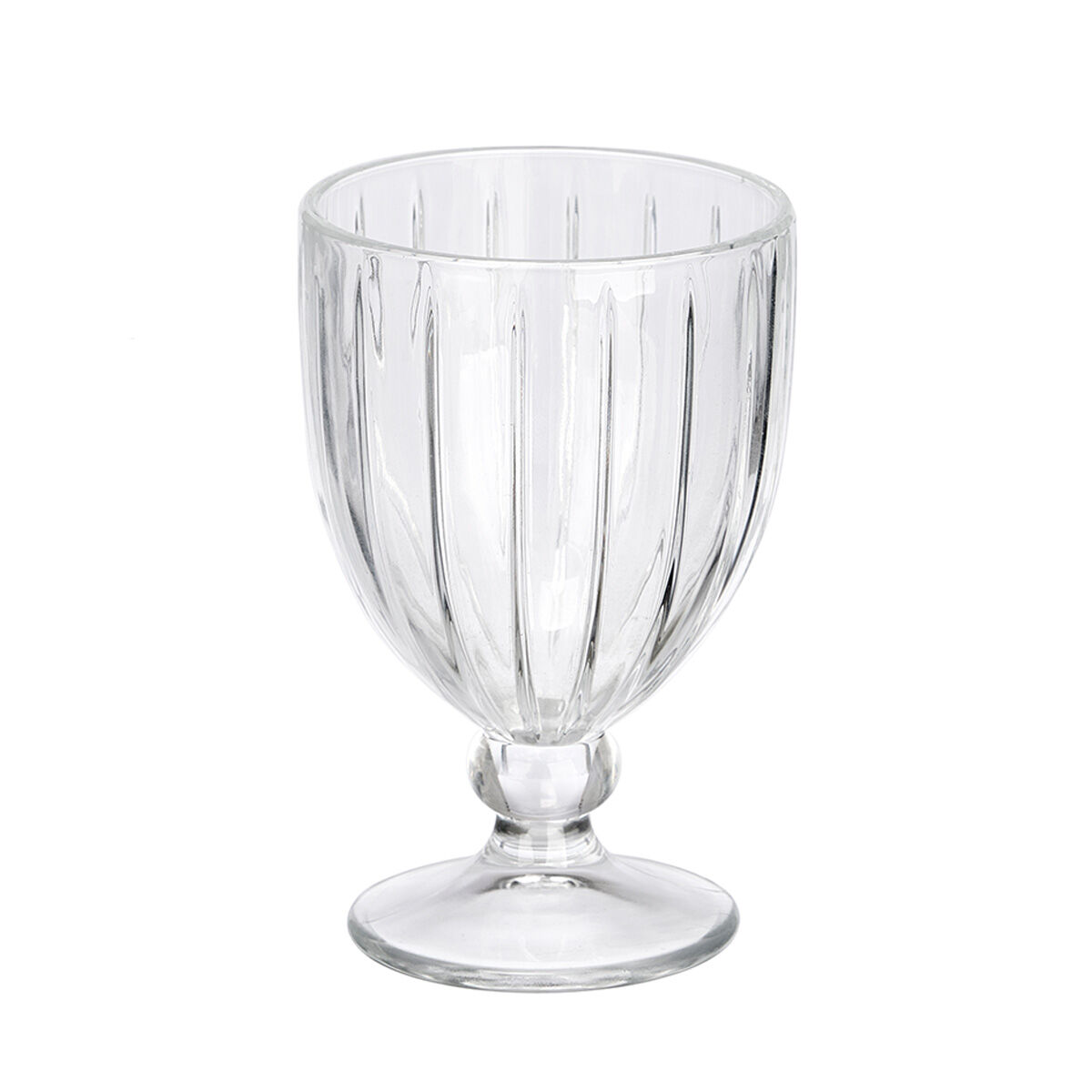 Copo de vinho riscas em vidro 310ml