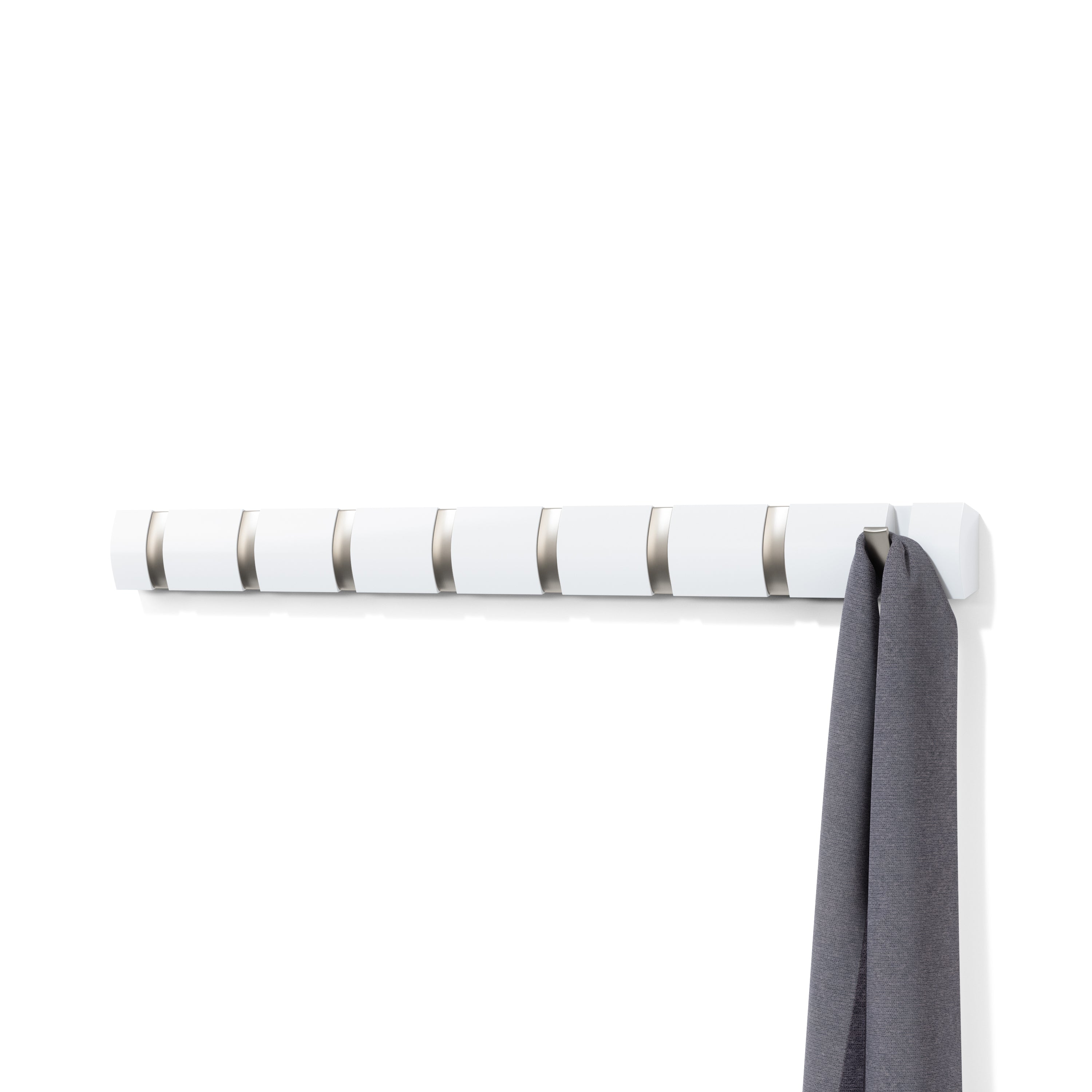 Umbra wandhaak (8) Flip - 81 x 6 x 3 cm - Wit