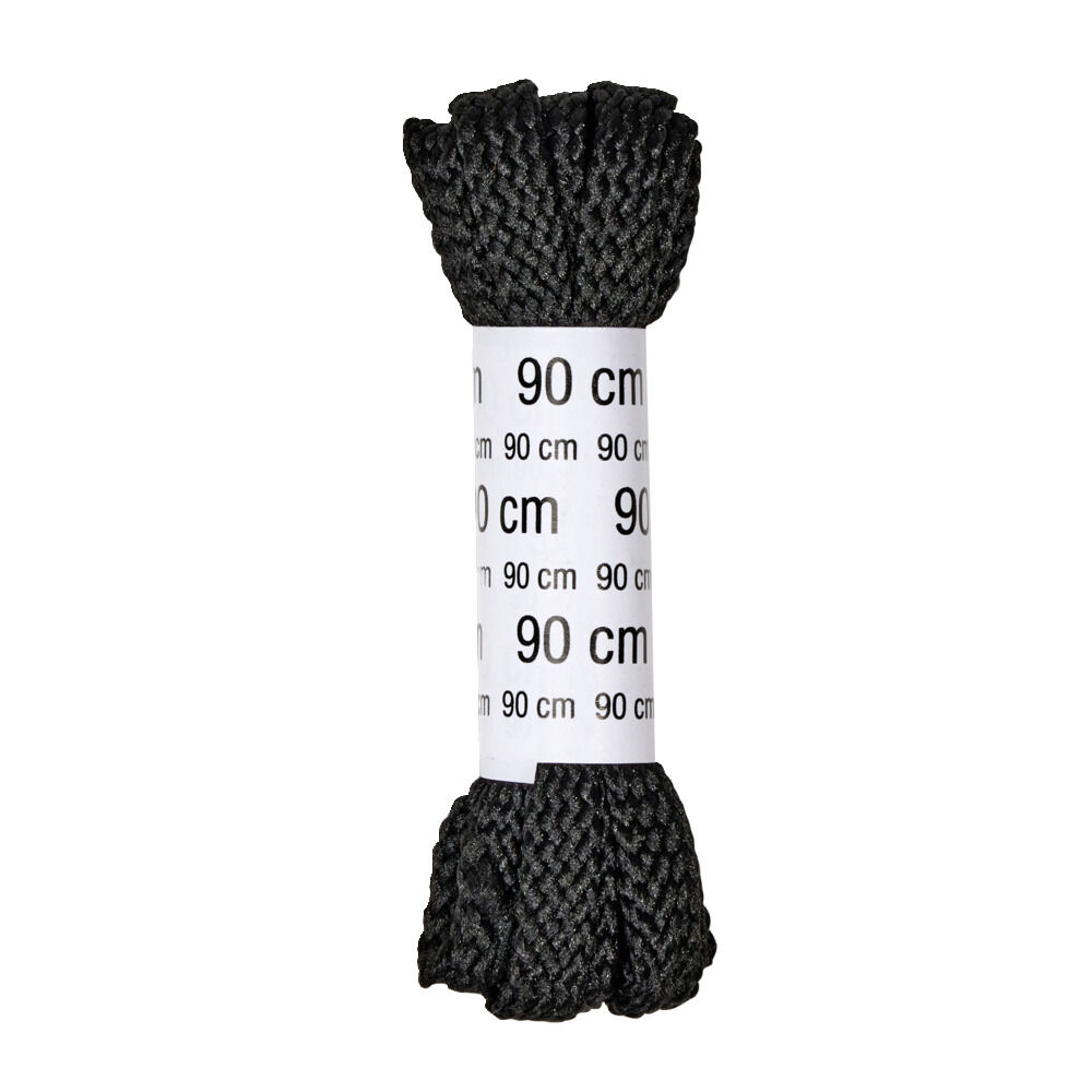 Paire de lacets noirs ou blancs L120cm (2 modèles)