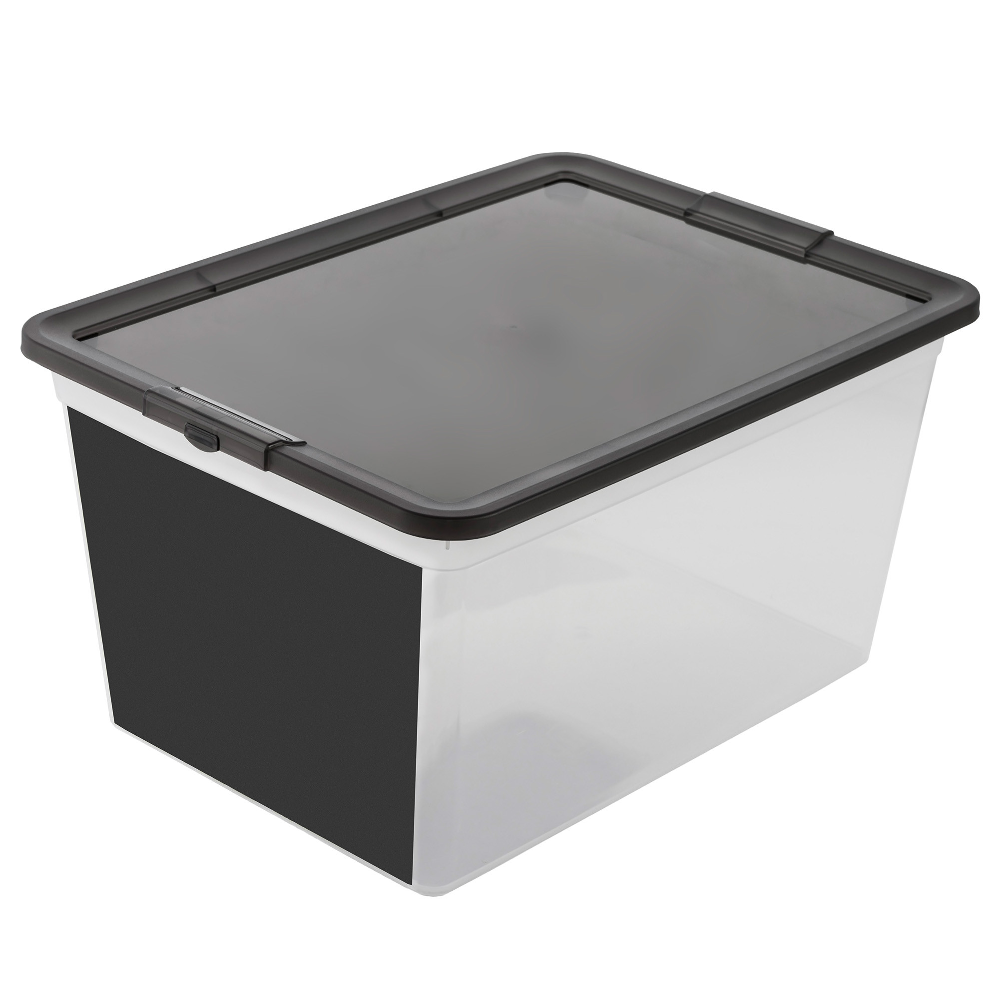 Pojemnik Plastikowy Z Pokrywą 15 L Z Tablicą Pudełko Do Przechowywania