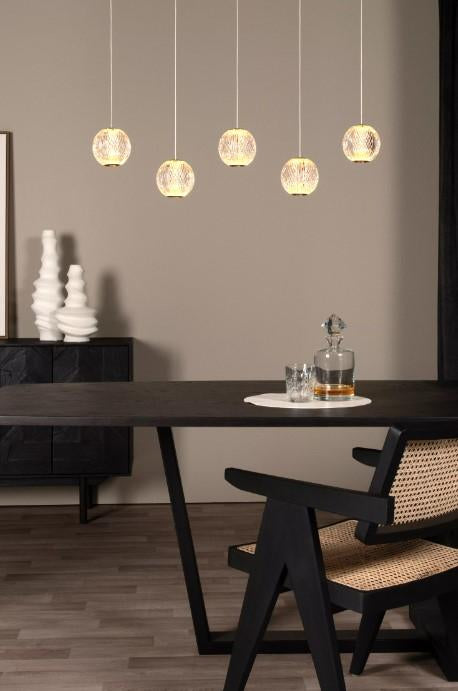Cintra 5 cluster hanglamp LED lineair transparant