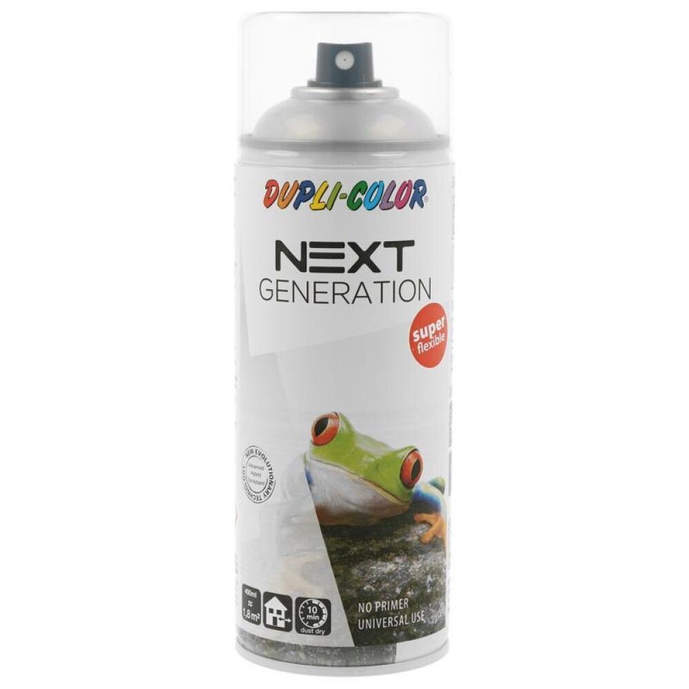 SPRAYMALING DUPLI-COLOR NEXT CLARLACK BLANK 400ML