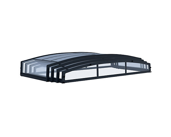 Abri piscine Majorca Canopia 8x4m Aluminium et polycarbonate