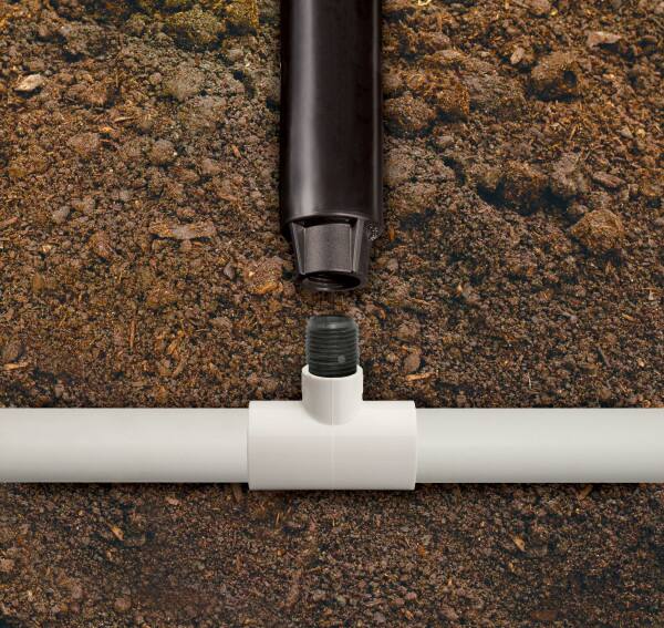 Rain Bird Close PVC Riser, 1/2-in