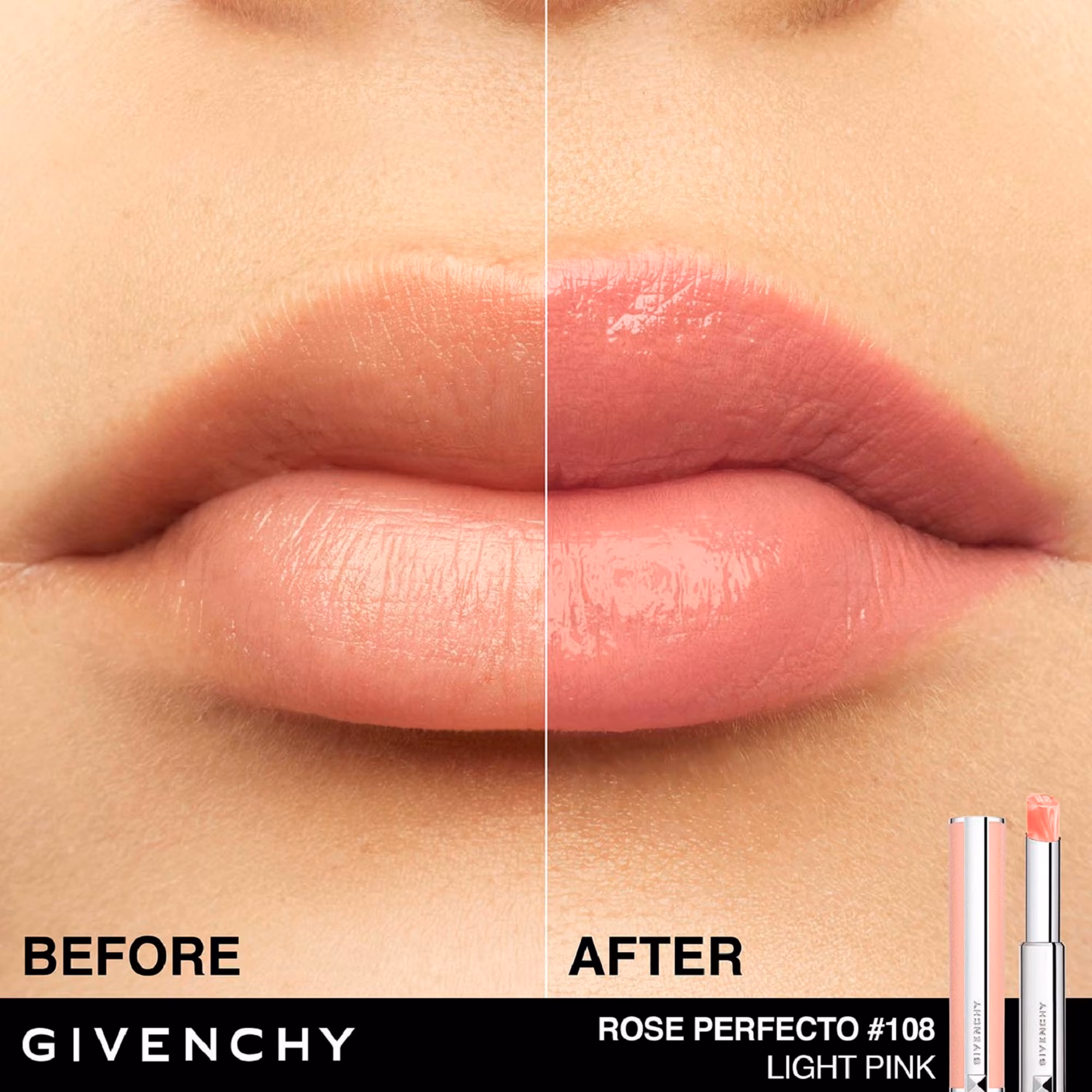 ROSE PERFECTO LIP BALMBaume embellisseur de lèvres hydratation 24h