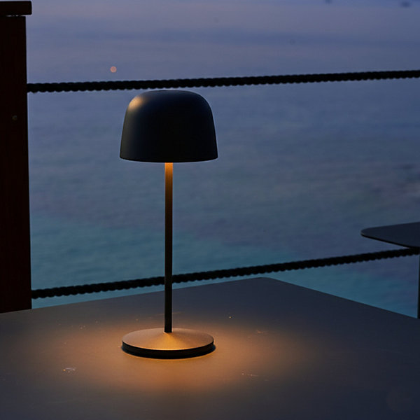 Lampe de table sans fil SOPHIA Gris H28cm