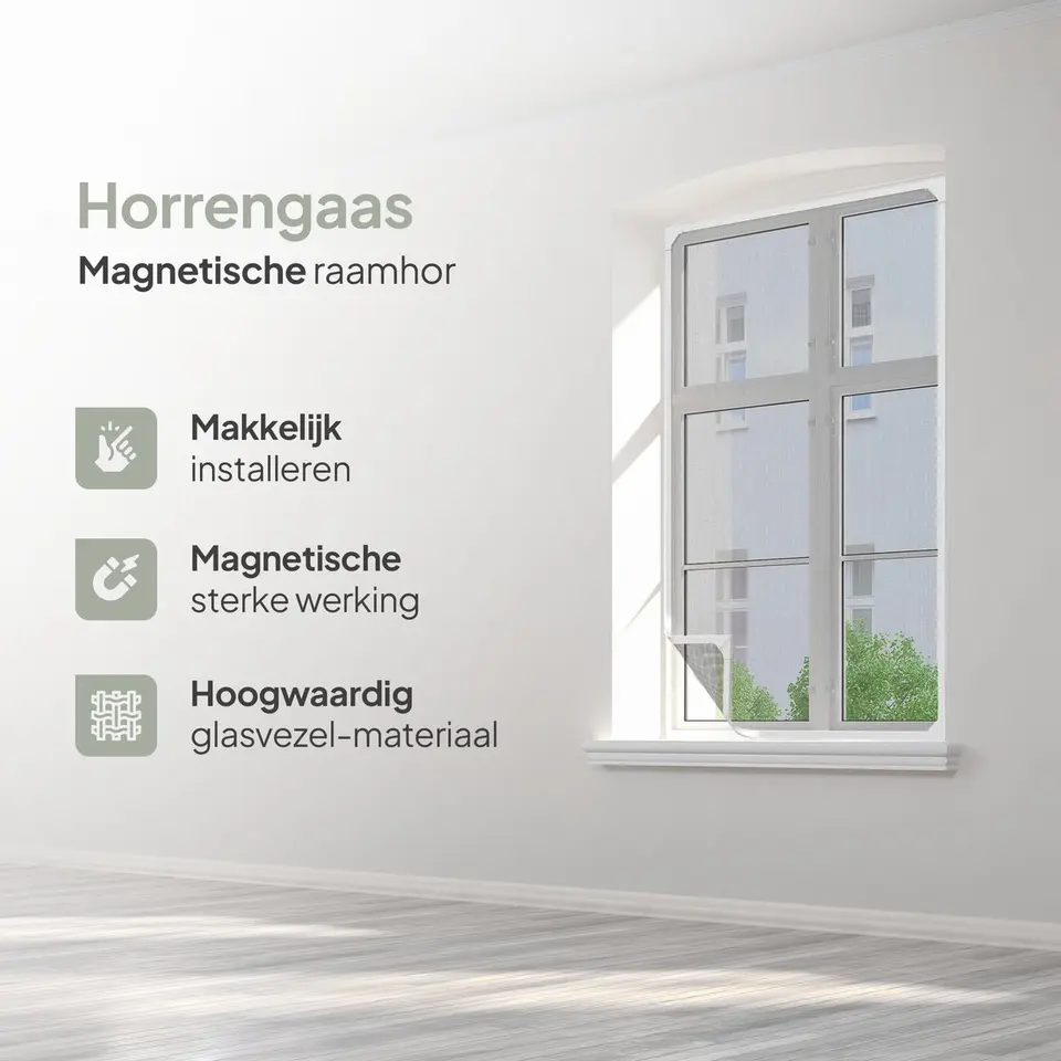 O'DADDY Magnetische raamhor - 100x150 cm