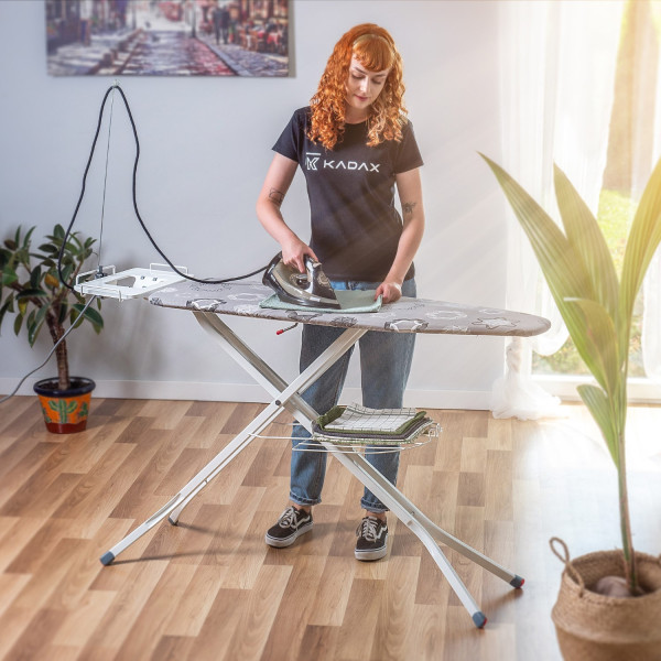 Kadax Deska Do Prasowania Duża 120x38 z Uchwytem