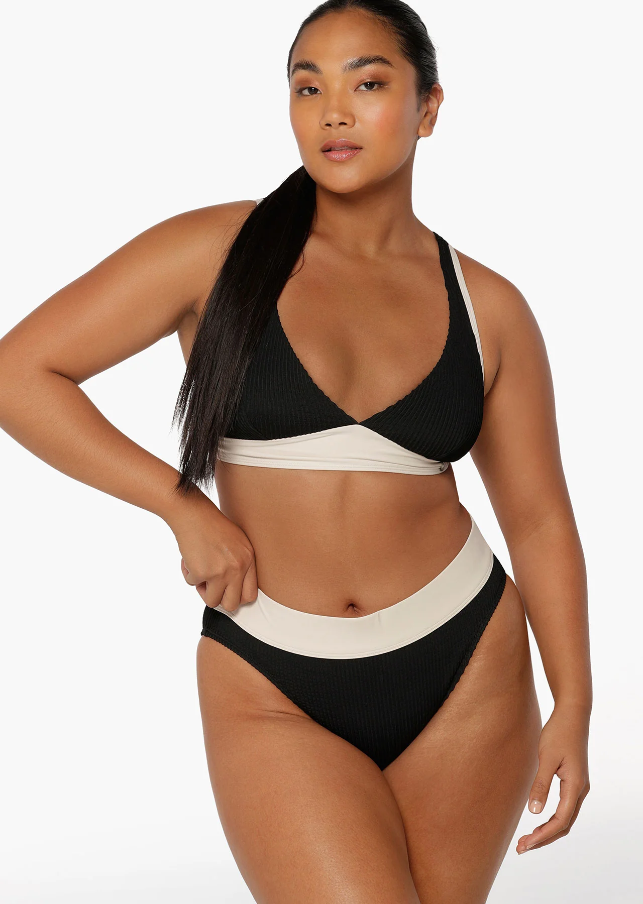 Relaxation Crimped Swim Bra