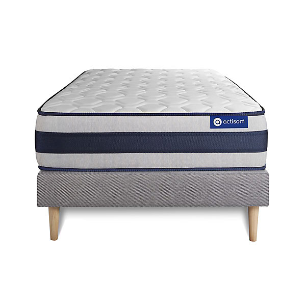 Ensemble Mémoire de forme de confort Ferme avec sommier kit