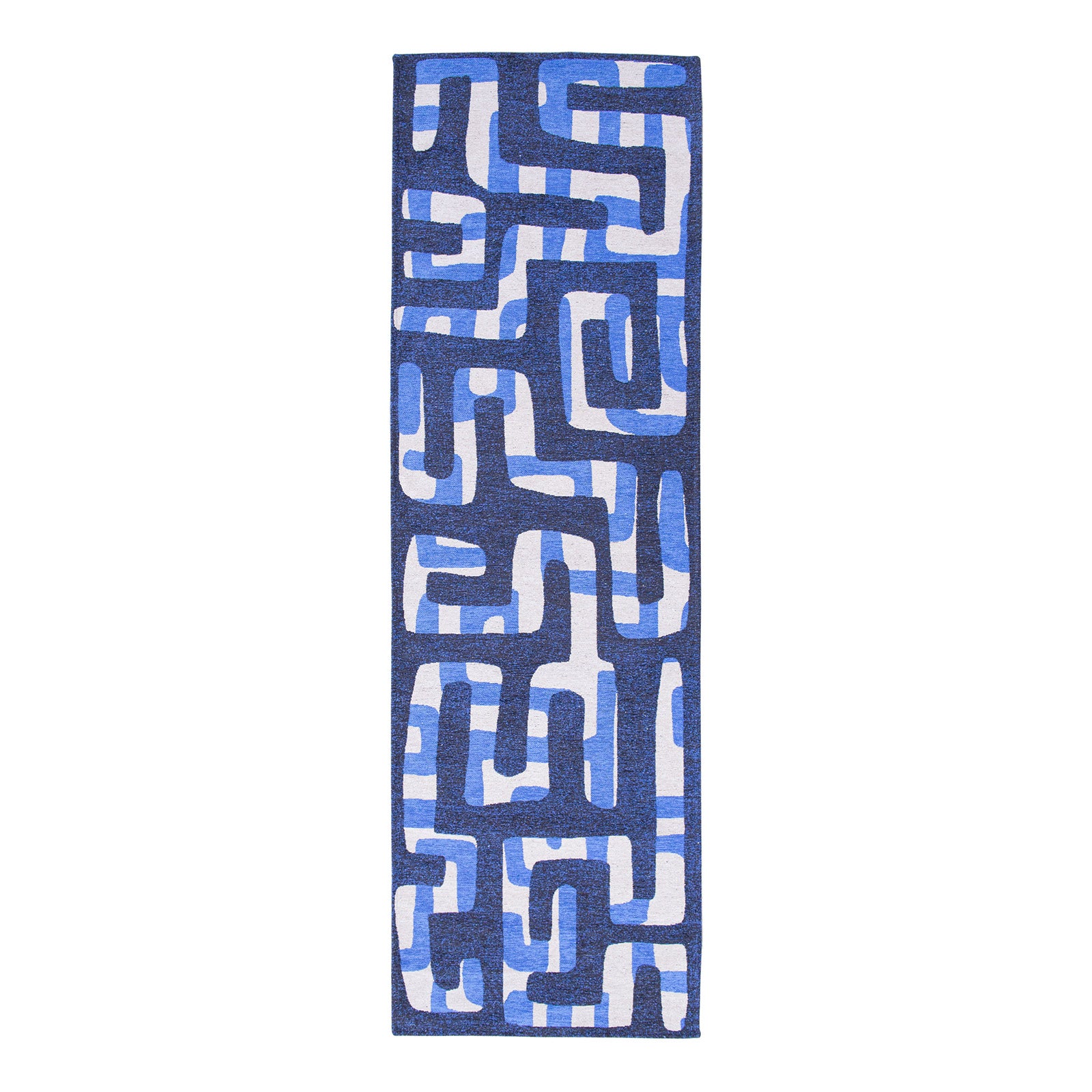 Louis De Poortere vloerkleed Ultramarine - blauw - 80x250cm