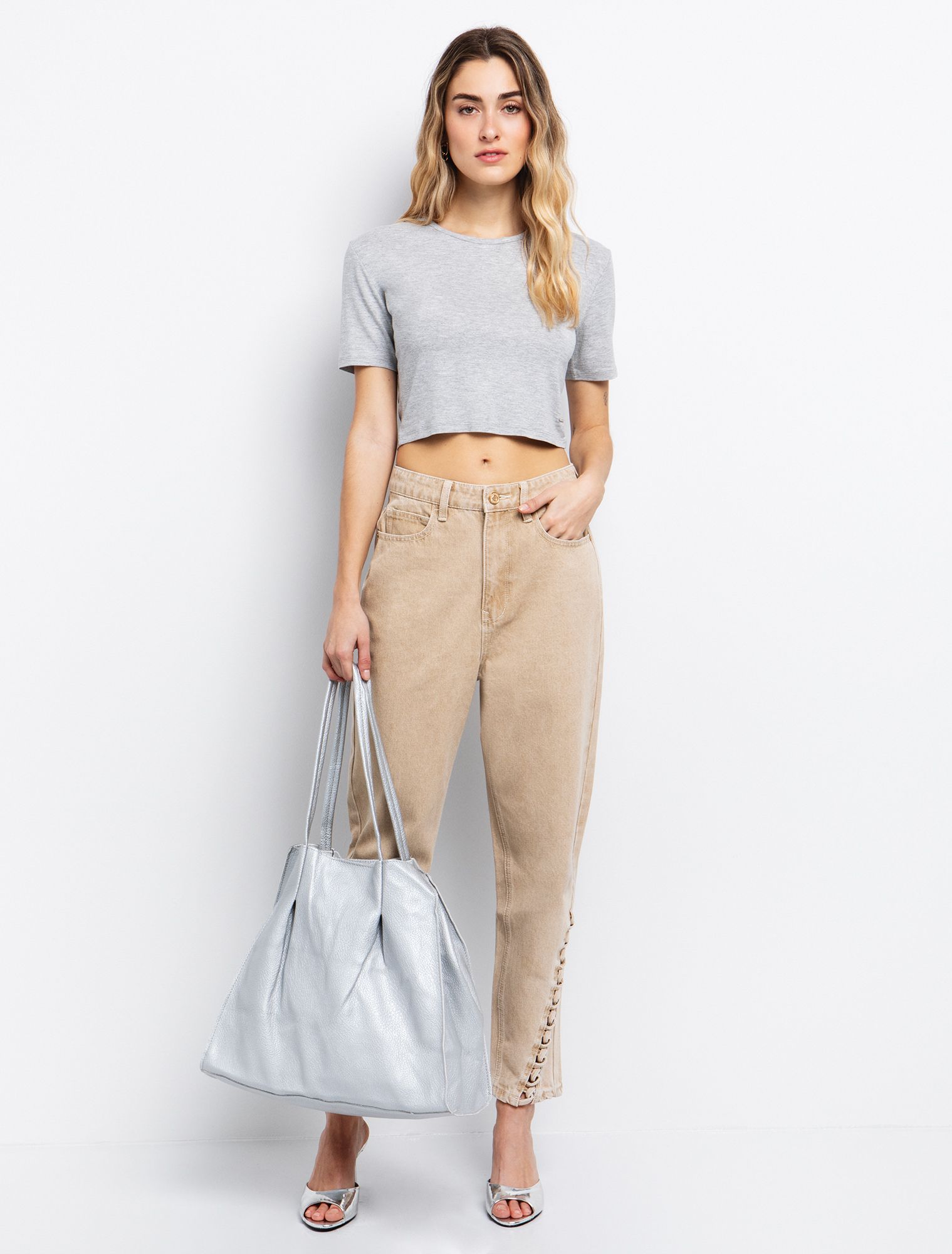 Basic crop μπλούζα