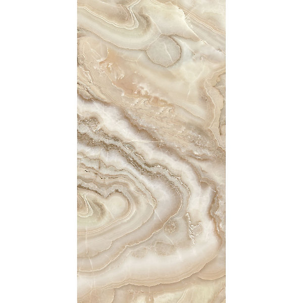 Pack de 2 salle de bains l.100 x H.255 cm, effet marbre beige, Schulte DécoDesign Softtouch