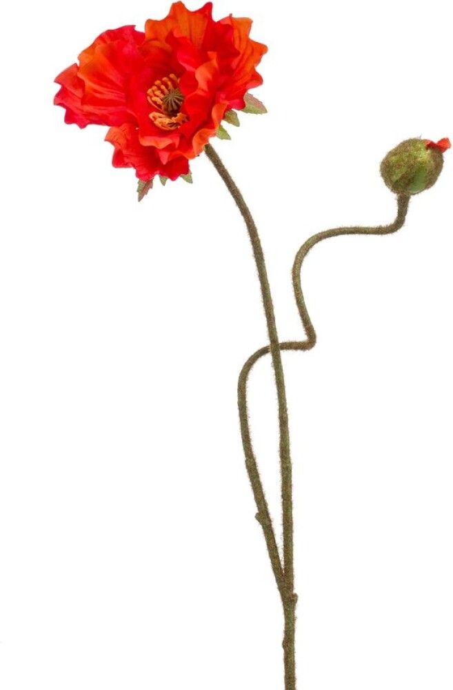 SNITTBLOMSTER EMERALD VALLMO 74CM RØD