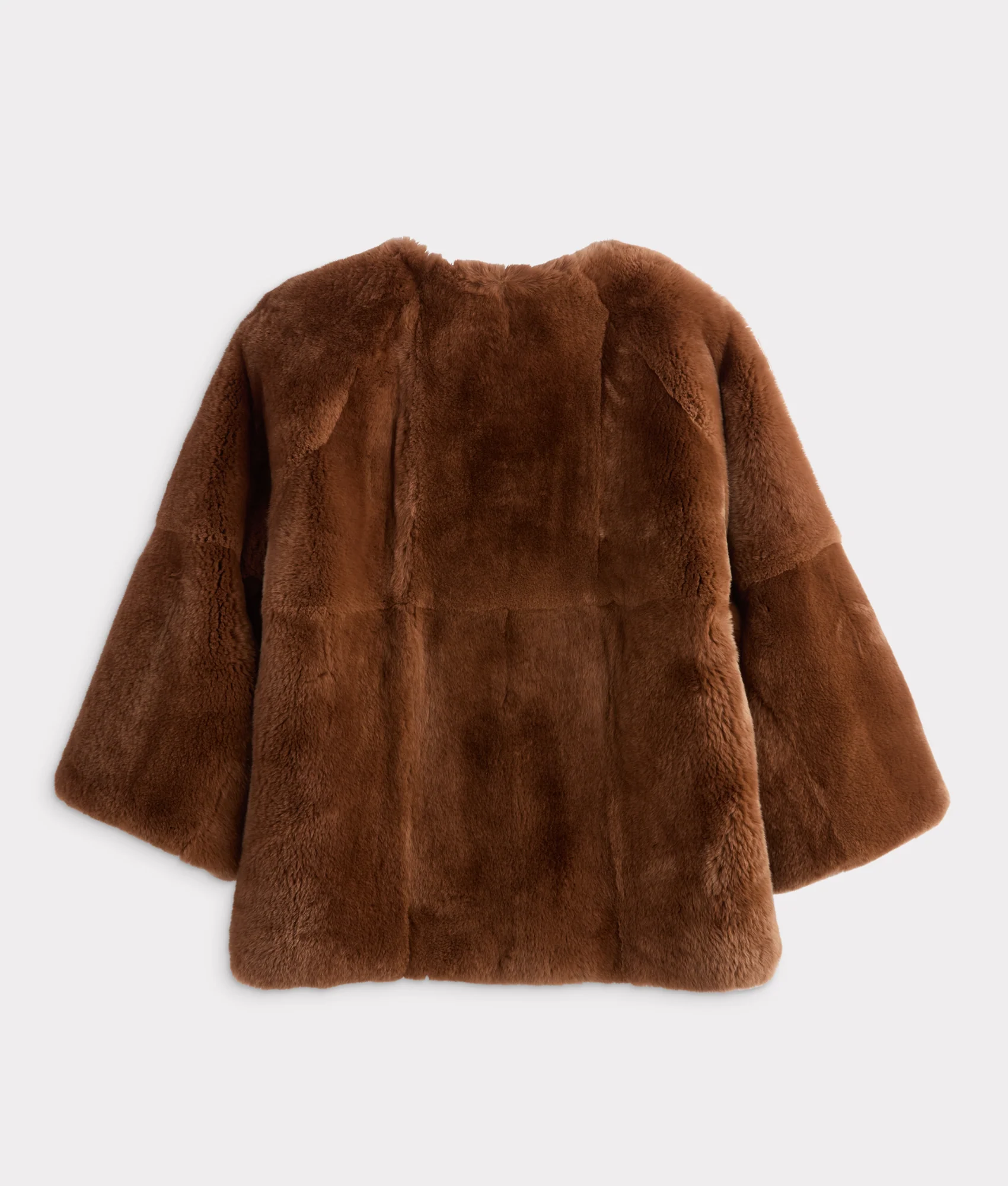 Dahlia Fur Coat - Nutmeg