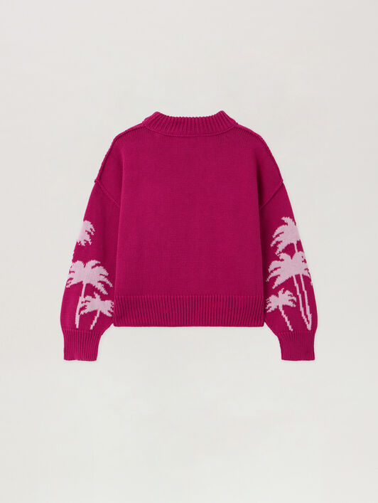 Palms Crop Sweater
