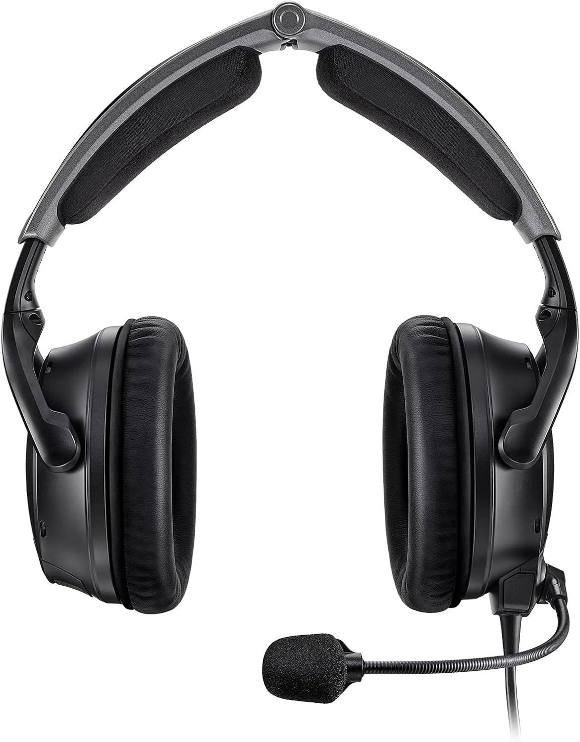 Bose A30 Bluetooth Aviation Headset - Lightweight Comfortable Design  Adjustable ANR and Noise Cancelling Microphone  [Dual Plug] – Black