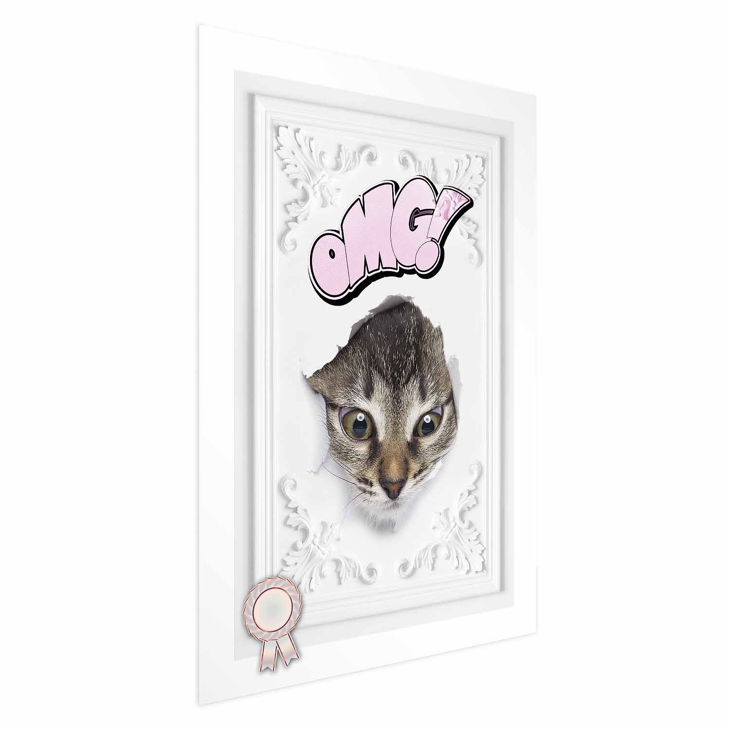 Plakat OMG 21x30 cm