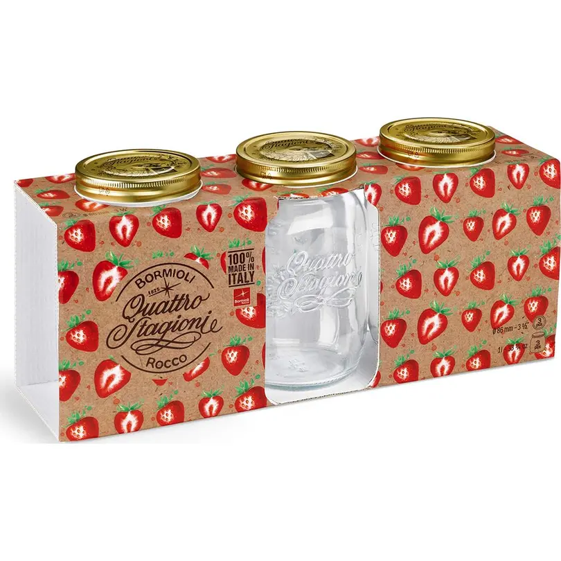 Einmachglas 3er-Set Quattro Stagioni