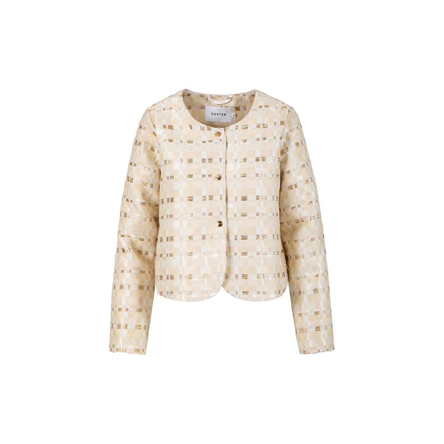 Shimmer jacquard jacket, shimmer jaquard