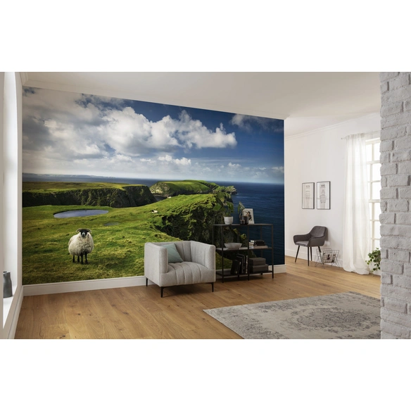 Vliestapete »Green Ireland«, Breite 450 cm, seidenmatt