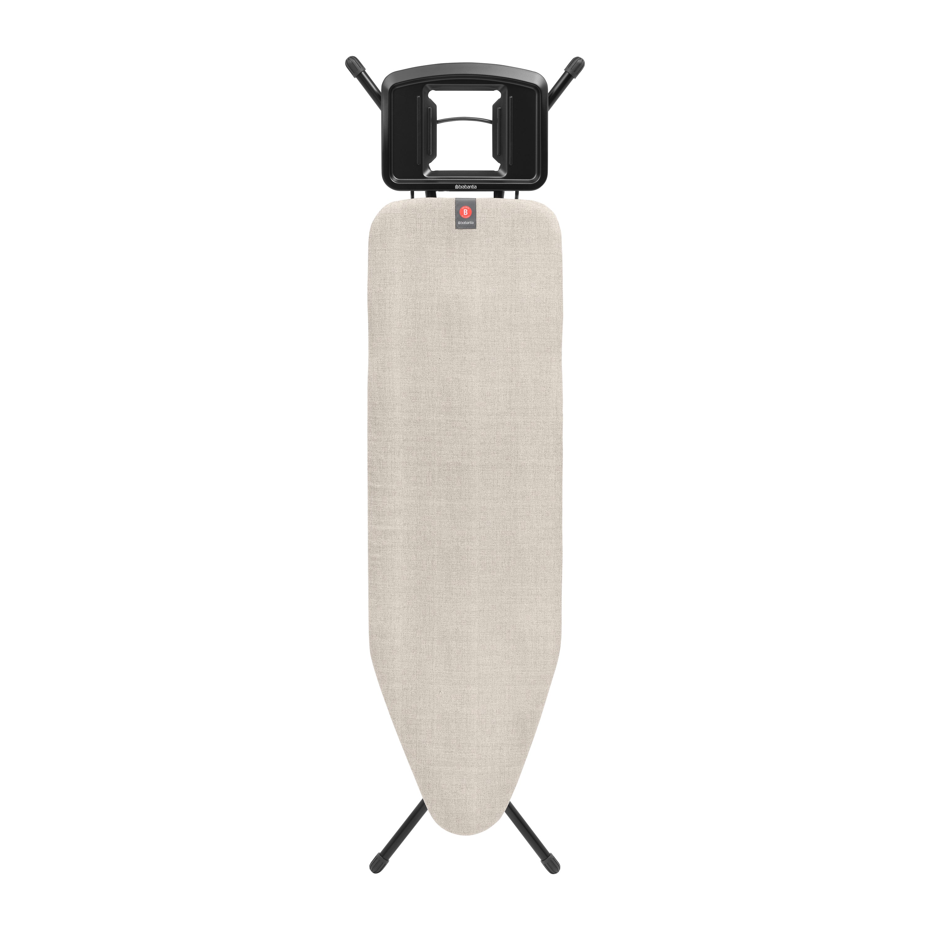 Brabantia Strijkplank B met Strijkijzerhouder 124 x 38 cm - Denim Grey