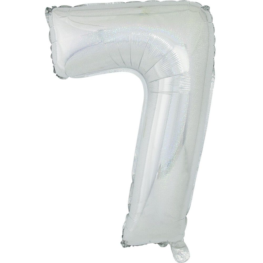 Ballon chiffre 7 en aluminium