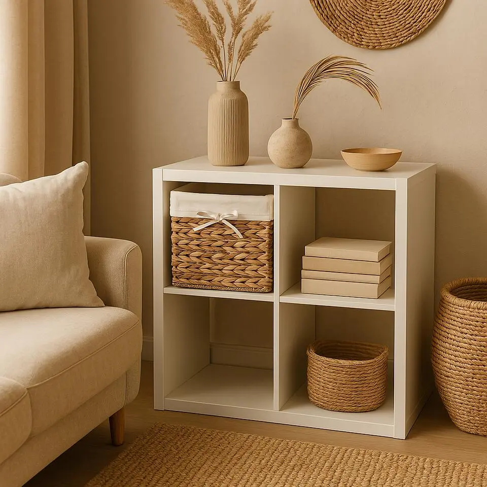 CALICOSY - Mand - Licht hout - 28x28x28 cm