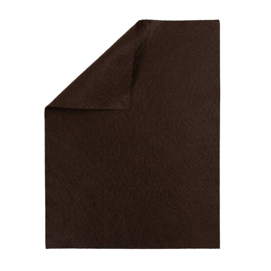 Cocoa Polyester Felt Sheet A4