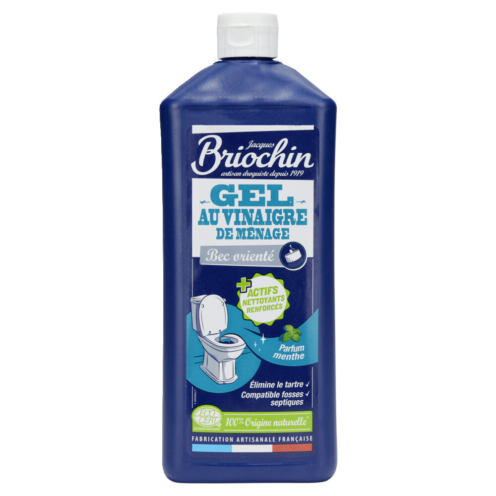 Gel au vinaigre de ménage Briochin parfum menthe 1L