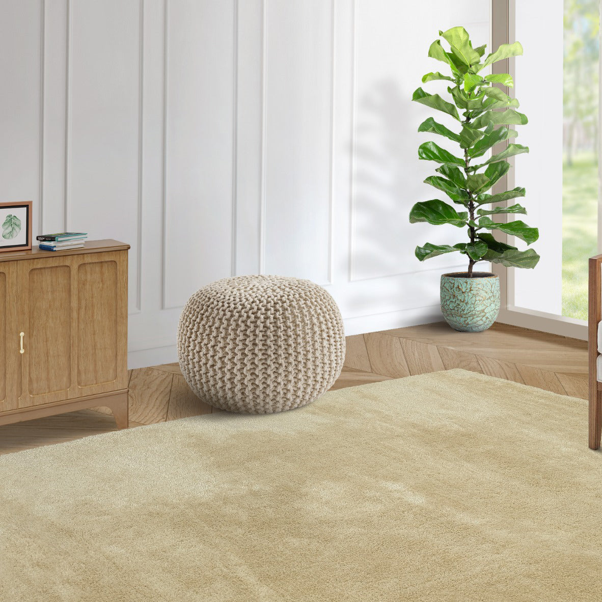 Acsento Kos Vloerkleed 160 x 230 cm - Champagne