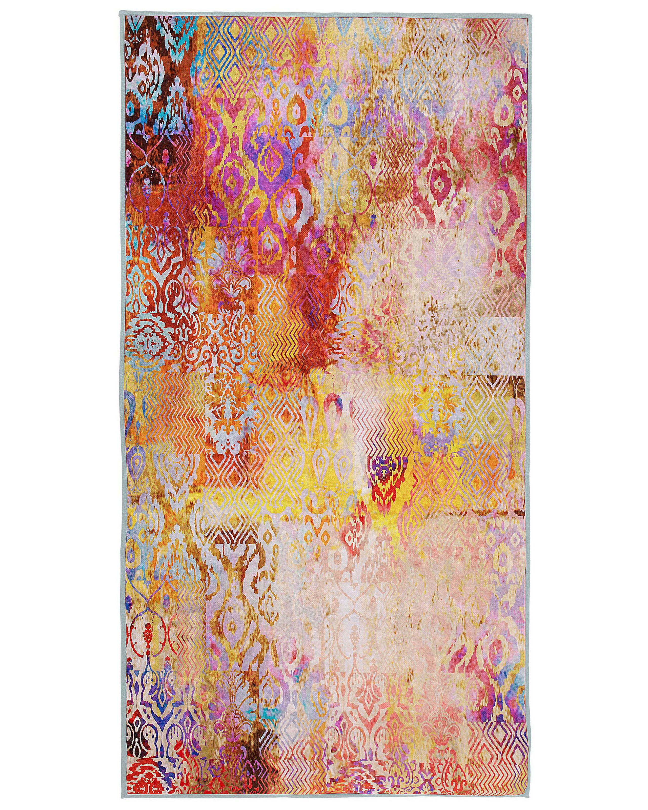 Dywan 80x150 cm abstrakcyjny kolorowy