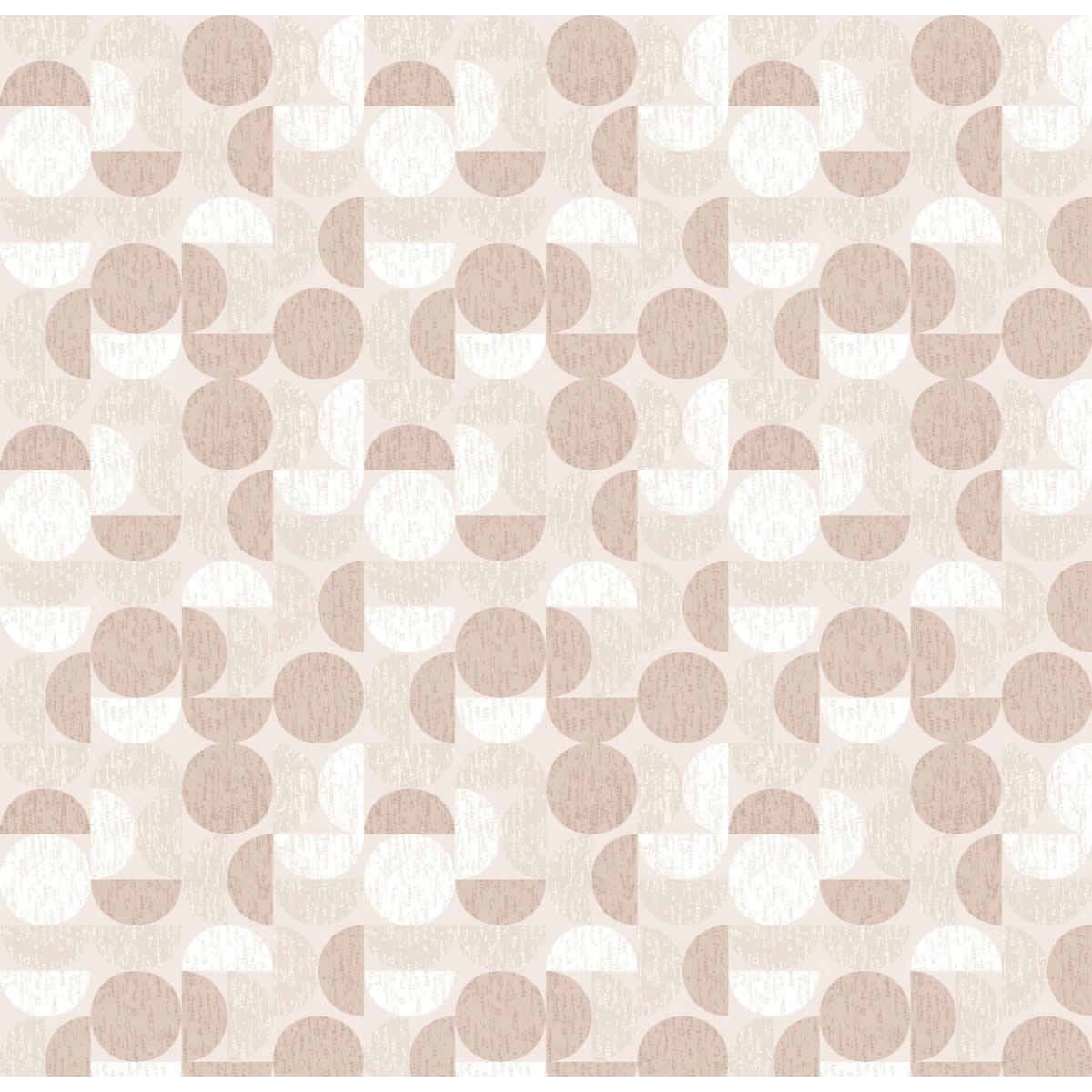 GROOVE - Papier peint panoramique motif imprimé Beige 288x280cm