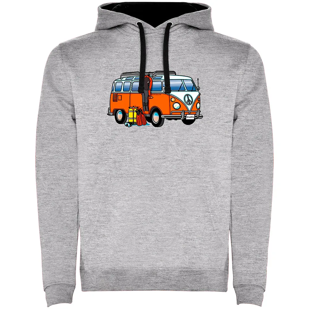 Kruskis Hippie Van Dive Two-Colour hoodie