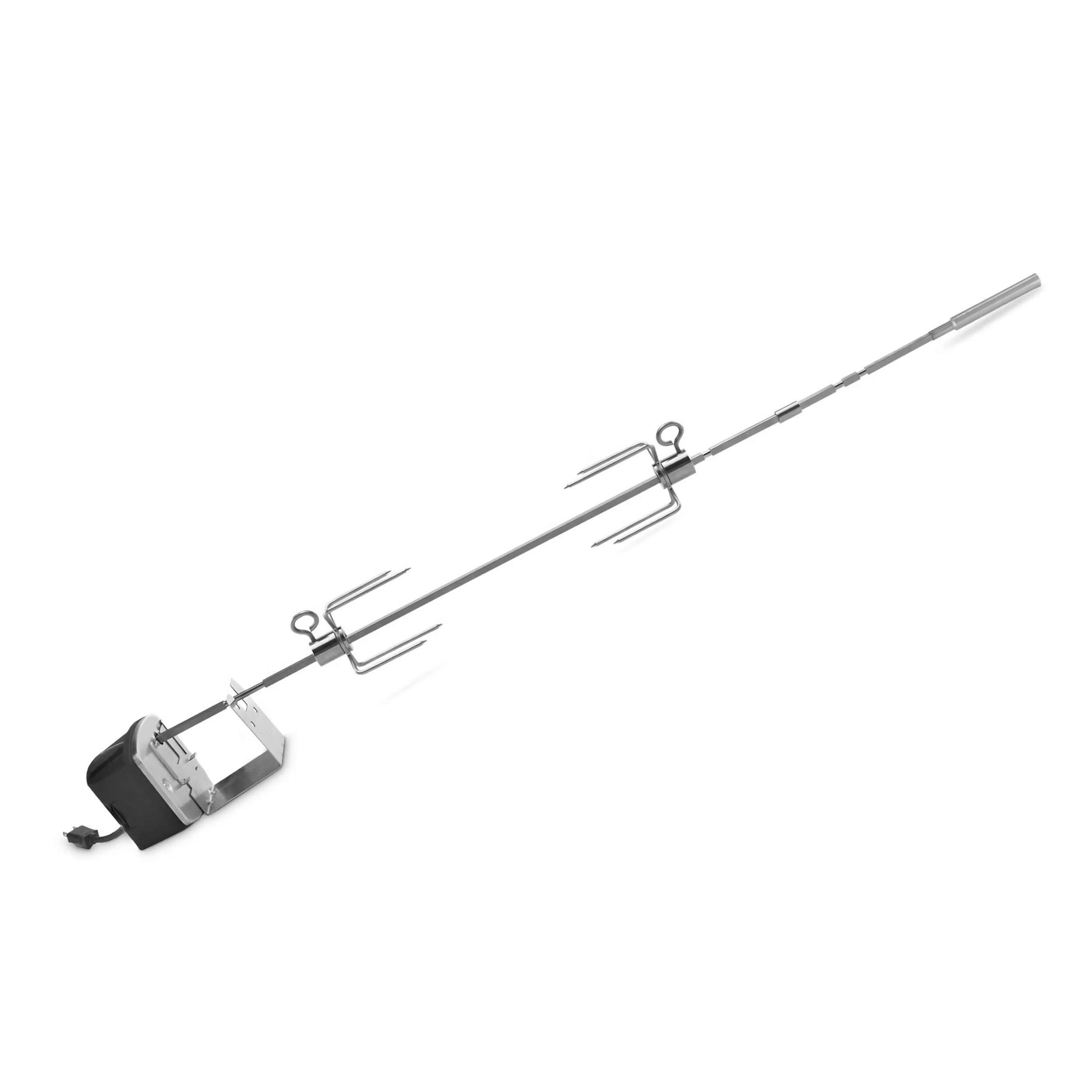 Weber Genesis Stainless Steel Electric BBQ Grill Rotisserie Kit