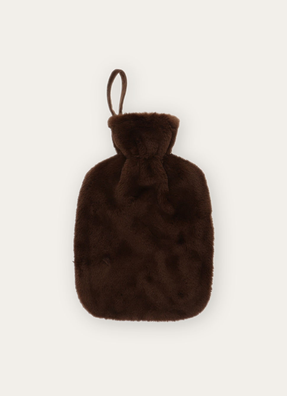BOUILLOTE EFFET FOURRURE PITON MARRON