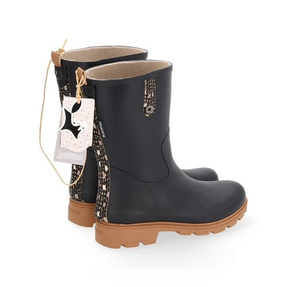 Halbstiefel »Megan «, Gr. 39 gefüttert, anthrazit refl. Muster