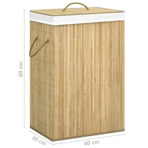 NNEVL Bamboo Laundry Basket 72 L